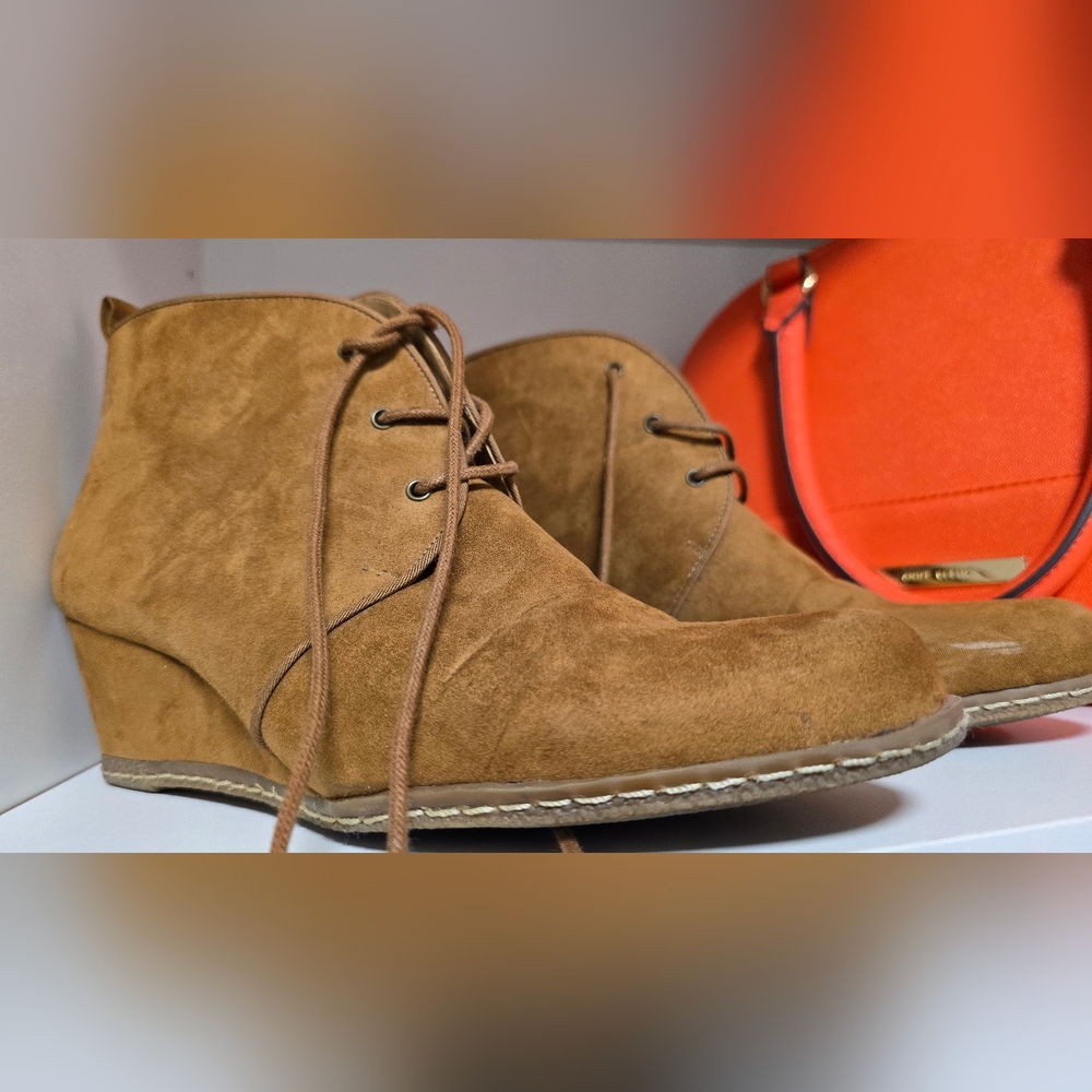 Franco Sarto Brown Boots Size 10 - Picture 7 of 7
